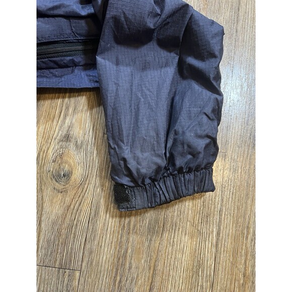 Vintage Moonstone Gore-Tex Jacket Mens M Blue  Ripstop 2 Way Zip Vented Hooded - Picture 11 of 15